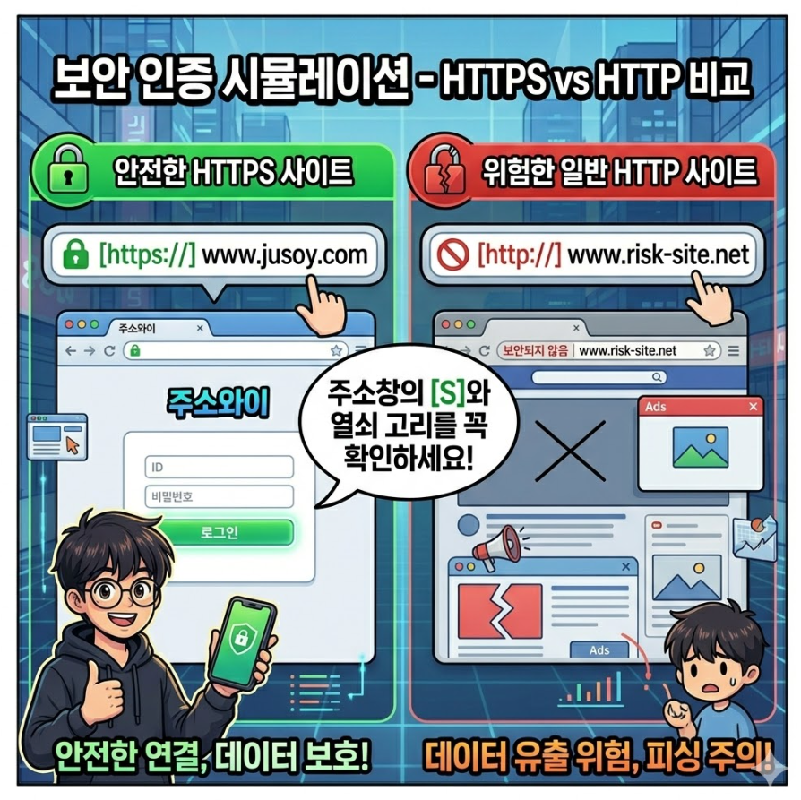 HTTPS , HTTP 비교