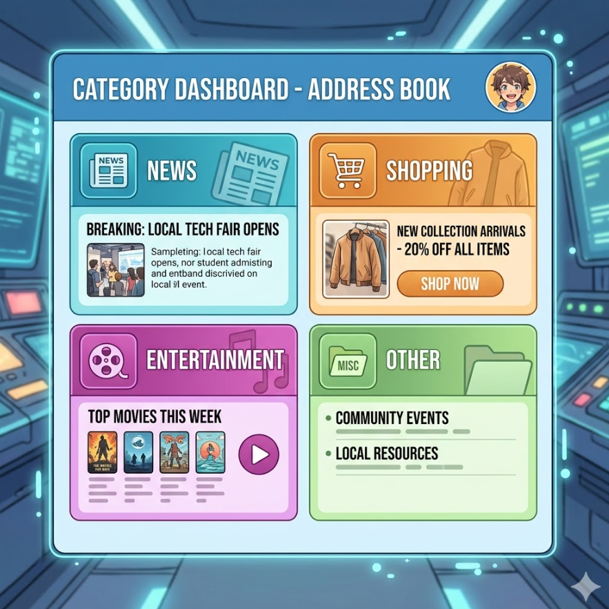 카테고리 UI 시각화